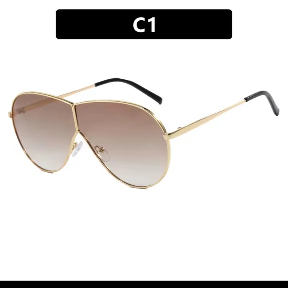 Gold Aviator Sunglasses
